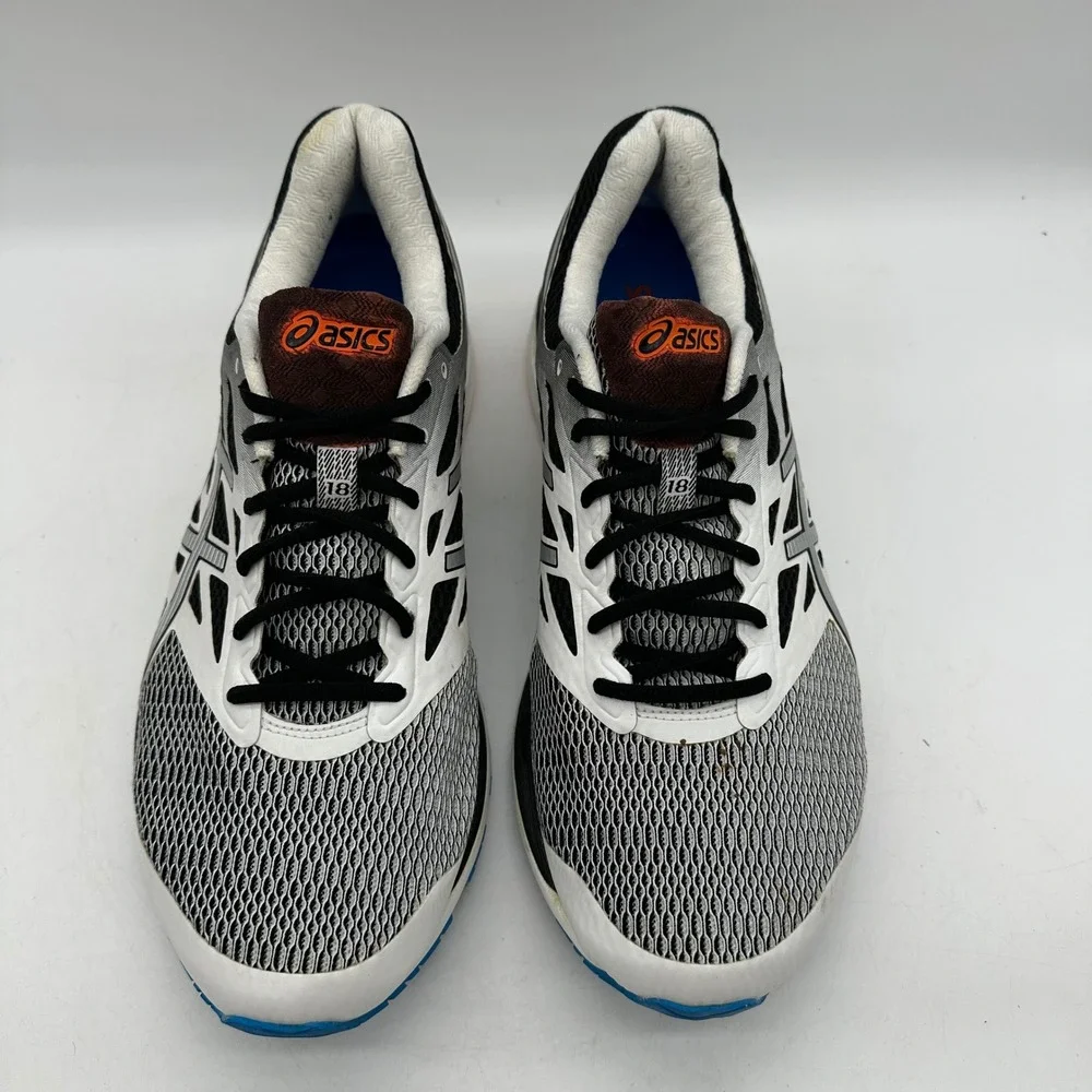 ASICS T6D0N Mens Size 13 4E Silver Gel-Cumulus 18 Extra Wide Running Shoes